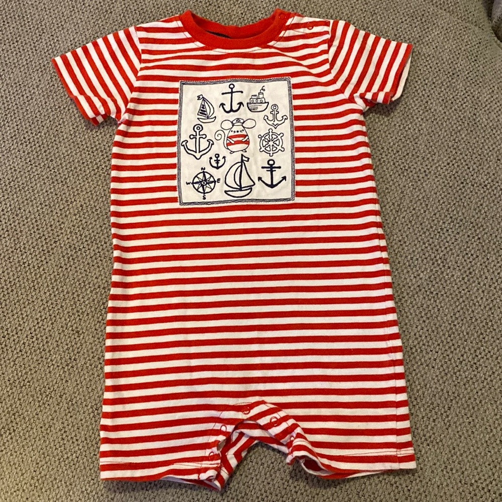 COPY - Gymboree nautical one piece, 18-24 months